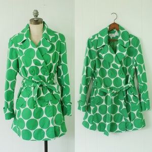 Polkadot Trench Coat | Larry Levine Trench Coat